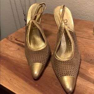 D&G gold heels